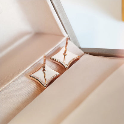 [Novalux]STAR MOP ROSE GOLD EARRINGS