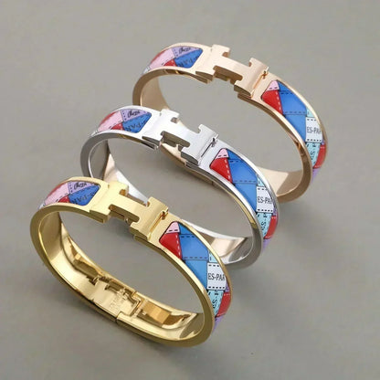 [Novalux]H BRACELET DOTTED BORDER 12MM