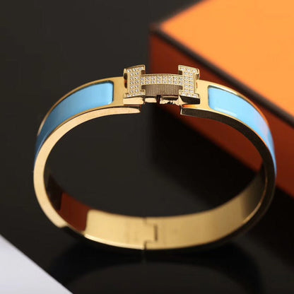 [Novalux]H CLOUD BLUE BRACELET GOLD DIAMOND