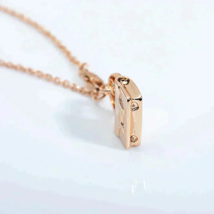 [Novalux]AMULETTE PEDANT ROSE GOLD NECKLACE