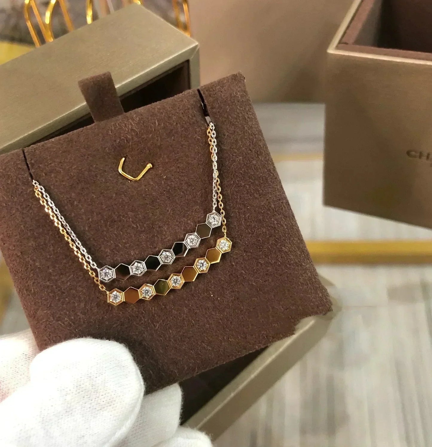 [Novalux]BEE LOVE NECKLACE DIAMOND