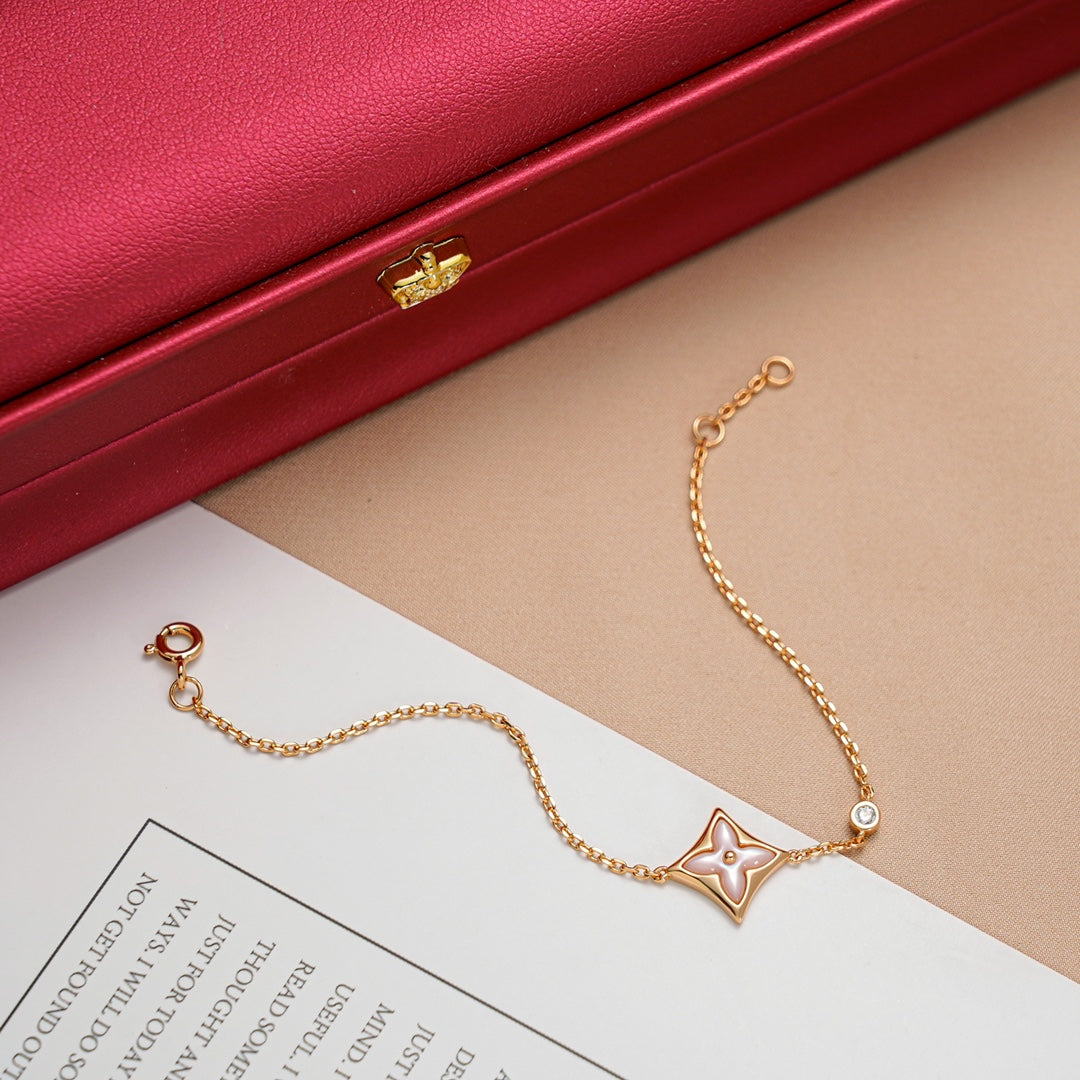 [Novalux]STAR 1 DIAMOND ROSE GOLD BRACELET