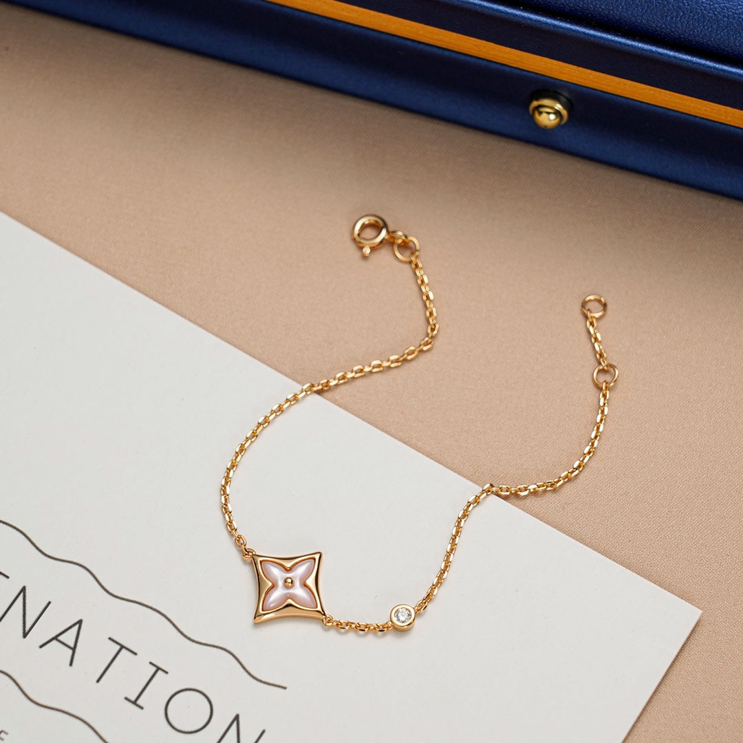 [Novalux]STAR 1 DIAMOND ROSE GOLD BRACELET
