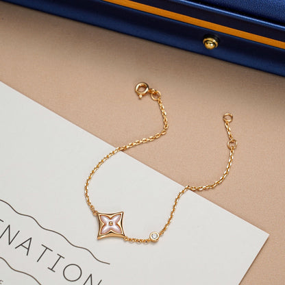 [Novalux]STAR 1 DIAMOND ROSE GOLD BRACELET
