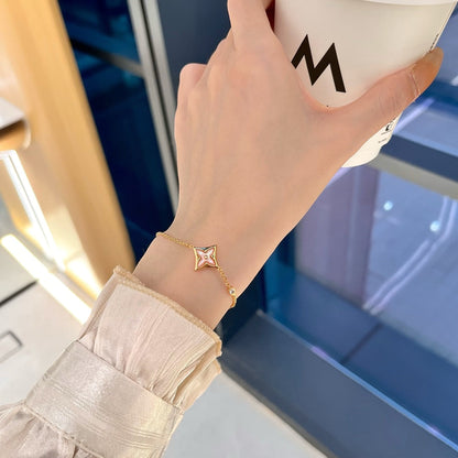 [Novalux]STAR 1 DIAMOND ROSE GOLD BRACELET