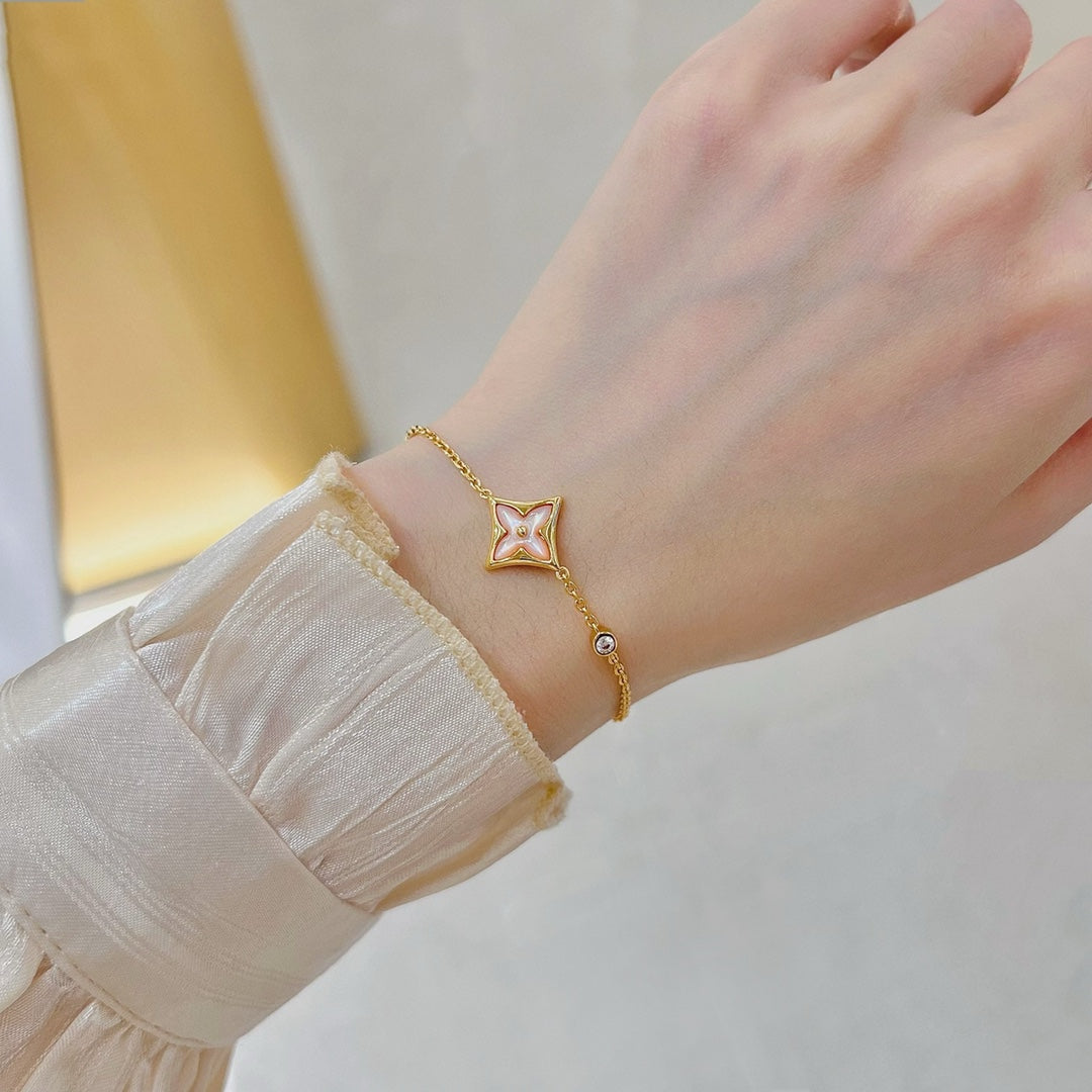 [Novalux]STAR 1 DIAMOND ROSE GOLD BRACELET
