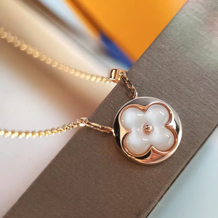 [Novalux]SUN MOP GOLD 1 DIAMOND NECKLACE