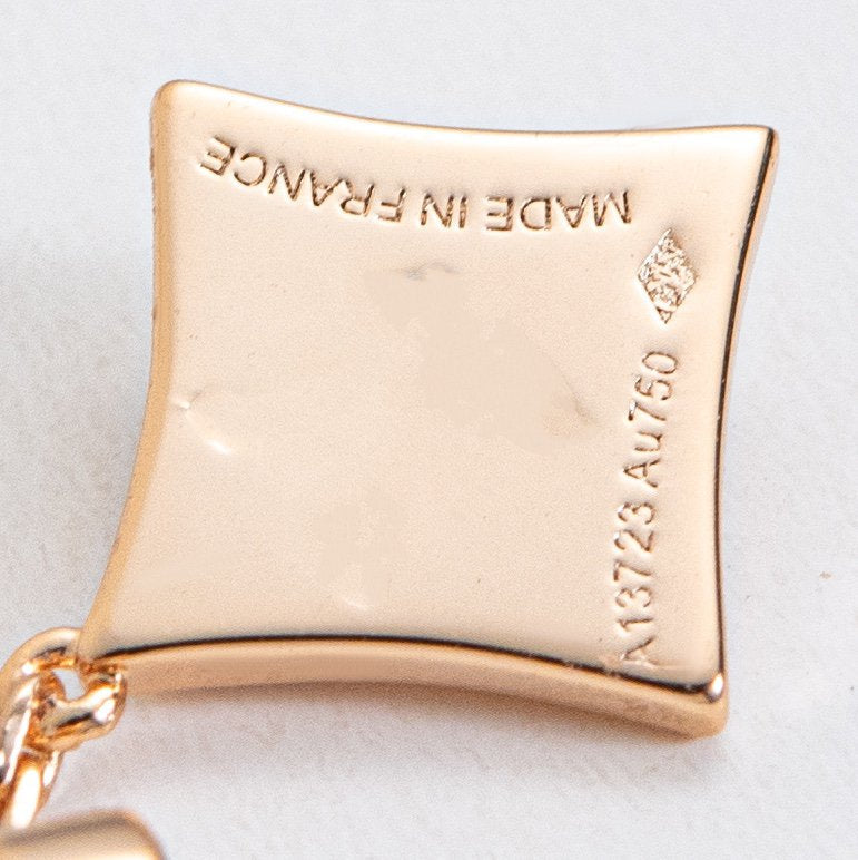 [Novalux]STAR DIAMONDS EARRINGS GOLD