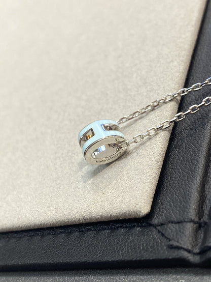[Novalux]POP H LIGHT BLUE NECKLACE