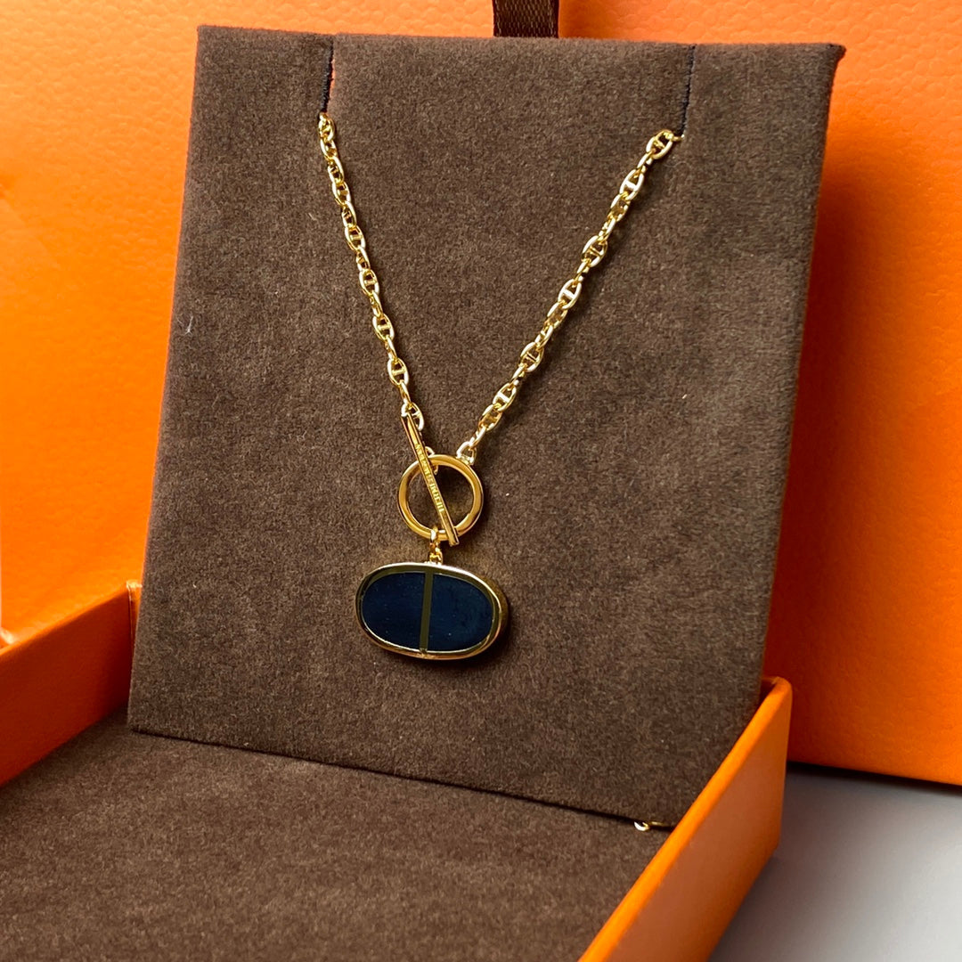 [Novalux]CHAINE VERSO BLACK CERAMIC NECKLACE