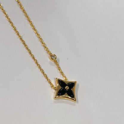 [Novalux]STAR BLACK MOP NECKLACE