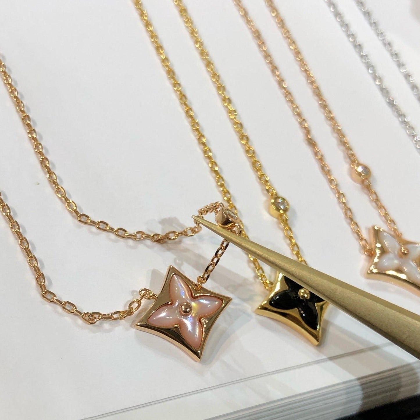 [Novalux]STAR BLACK MOP NECKLACE