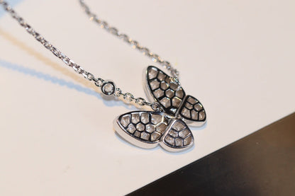 [Novalux]BUTTERFLY DIAMOND CHARM NECKLACE