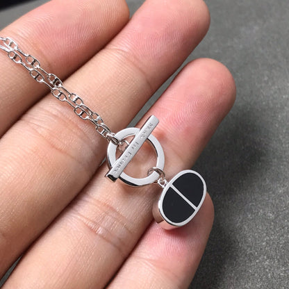 [Novalux]CHAINE VERSO BLACK CERAMIC  NECKLACE