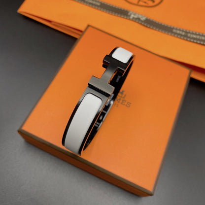 [Novalux]H BRACELET 12MM BLACK WHITE CERAMIC