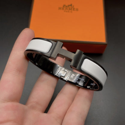 [Novalux]H BRACELET 12MM BLACK WHITE CERAMIC