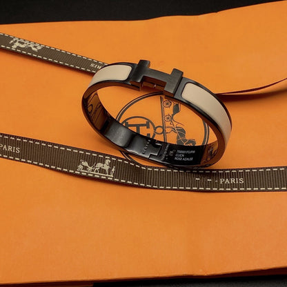 [Novalux]H BRACELET 12MM BLACK BEIGE CERAMIC