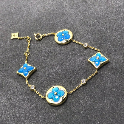 [Novalux]STAR AND SUN TURQUOISE 4 MOTIFS 3 DIAMONDS
