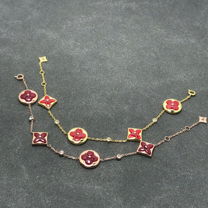 [Novalux]STAR AND SUN CARNELIAN 4 MOTIFS 3 DIAMONDS
