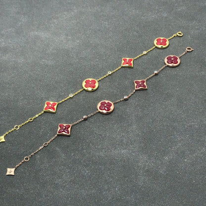 [Novalux]STAR AND SUN CARNELIAN 4 MOTIFS 3 DIAMONDS