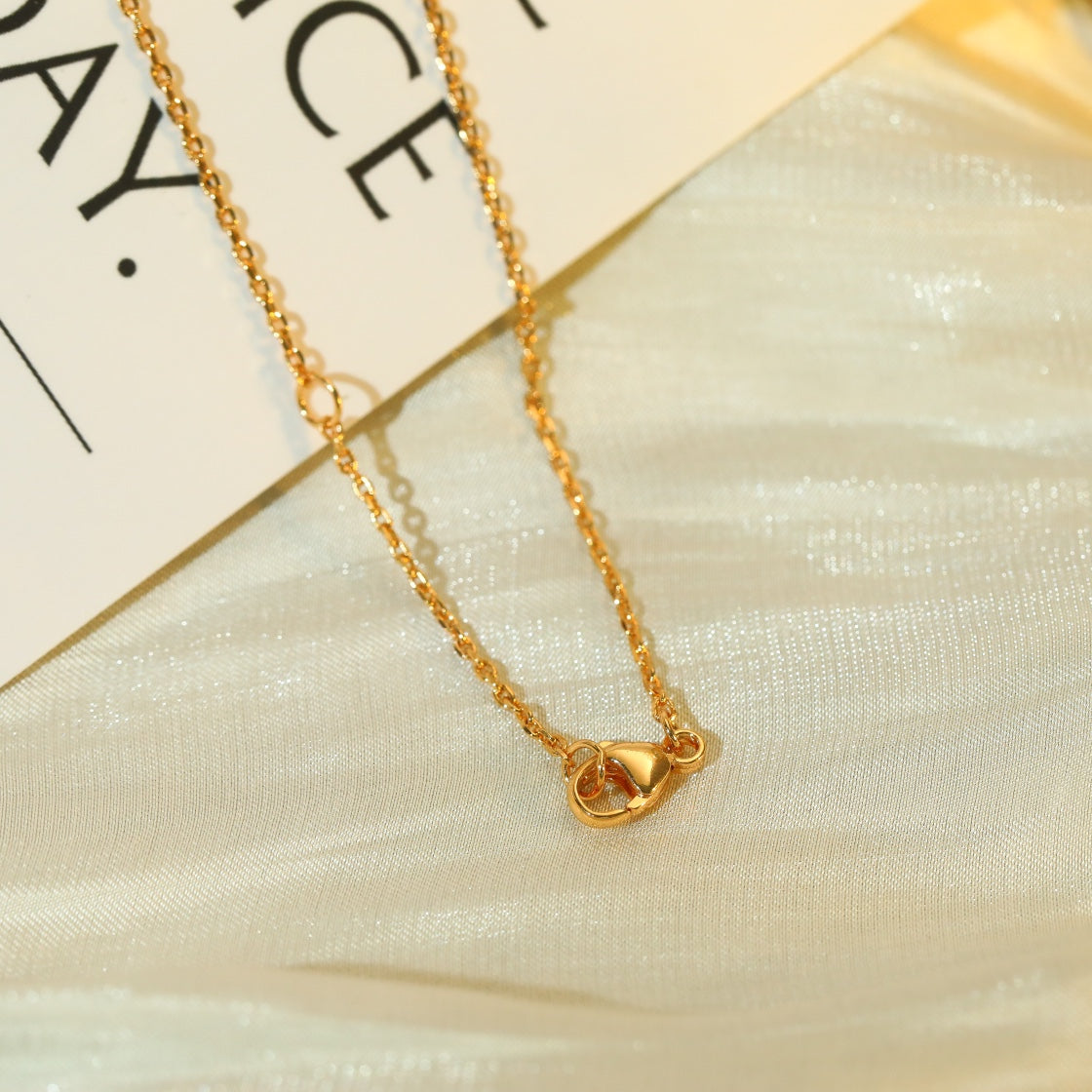[Novalux]VOLT SILVER DIAMOND PEDANT NECKLACE
