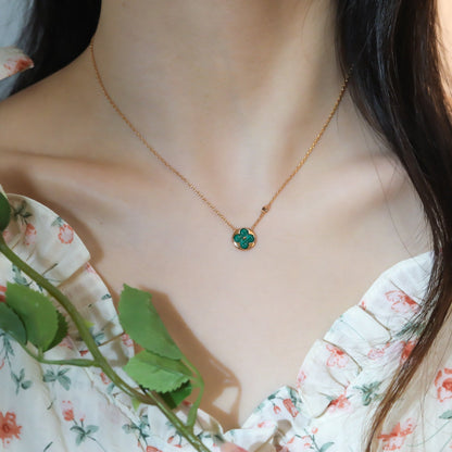 [Novalux]SUN PEDANT ROSE GOLD 1 DIAMOND NECKLACE