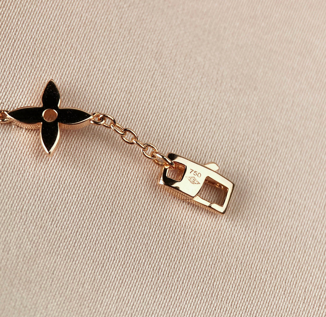 [Novalux]STAR AND SUN 7 MOTIFS GOLD BRACELET