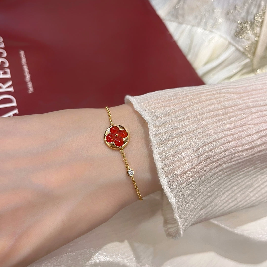 [Novalux]SUN PEDANT CARNELIAN BRACELET
