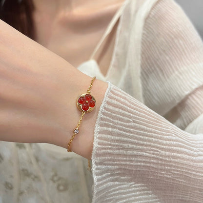 [Novalux]SUN PEDANT CARNELIAN BRACELET