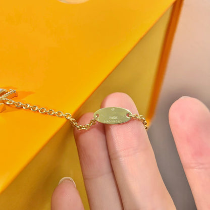 [Novalux]LOGO STAR MOTIF GOLD BRACELET