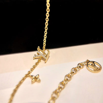 [Novalux]LOGO STAR MOTIF GOLD BRACELET