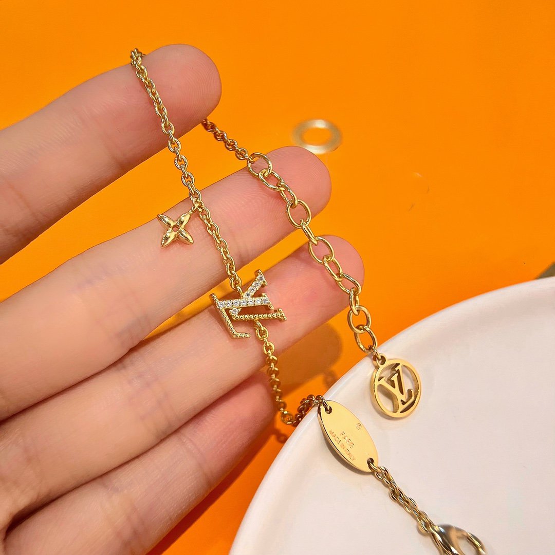 [Novalux]LOGO STAR MOTIF GOLD BRACELET