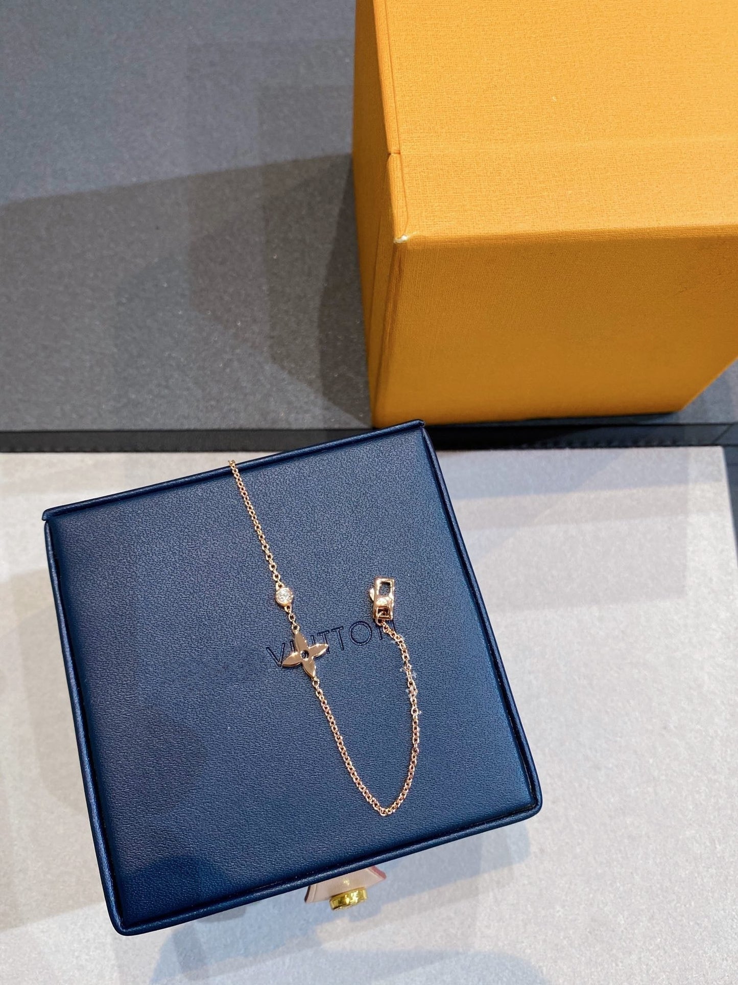 [Novalux]STAR DIAMOND ROSE GOLD BRACELET