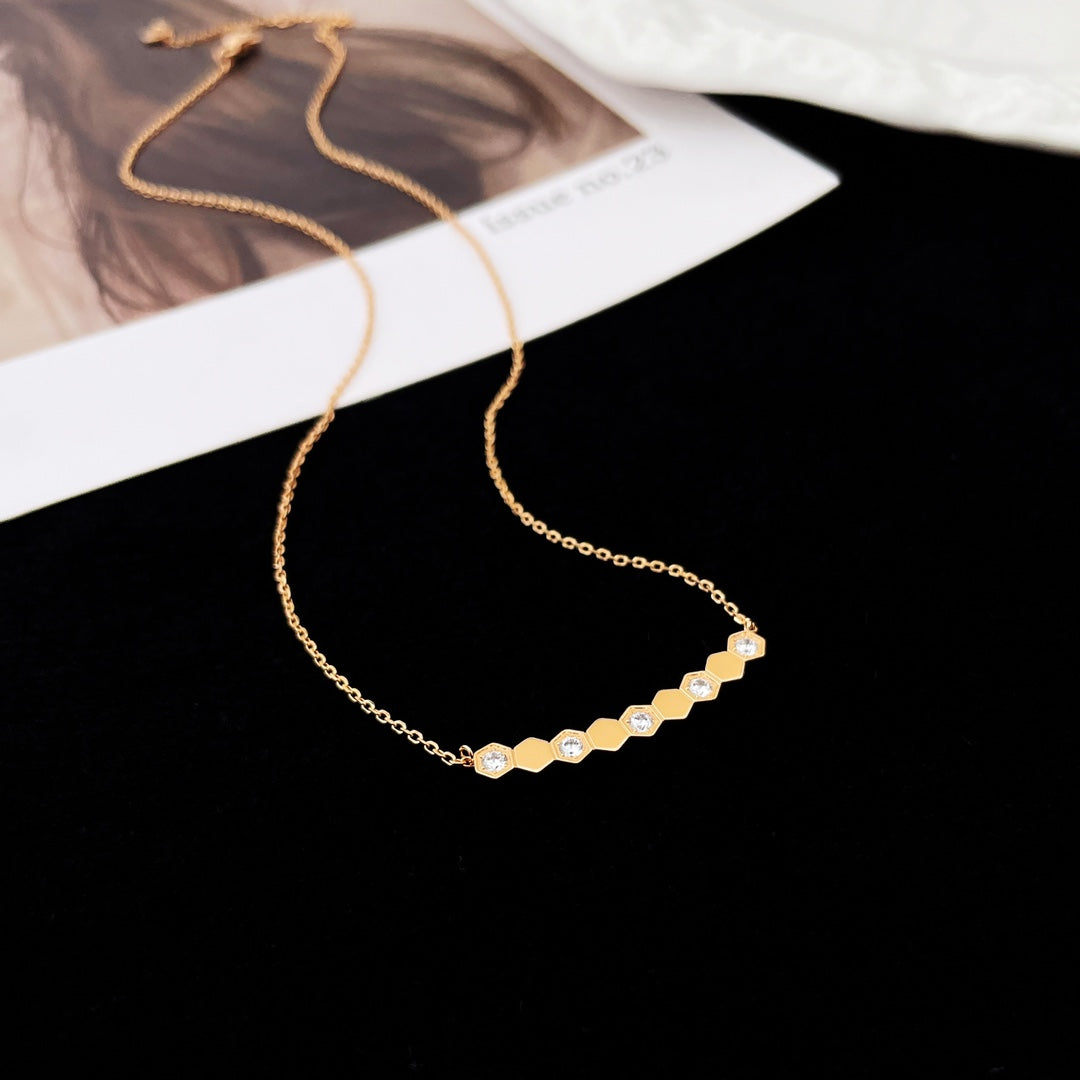 [Novalux]BEE MY LOVE DIAMOND NECKLACE