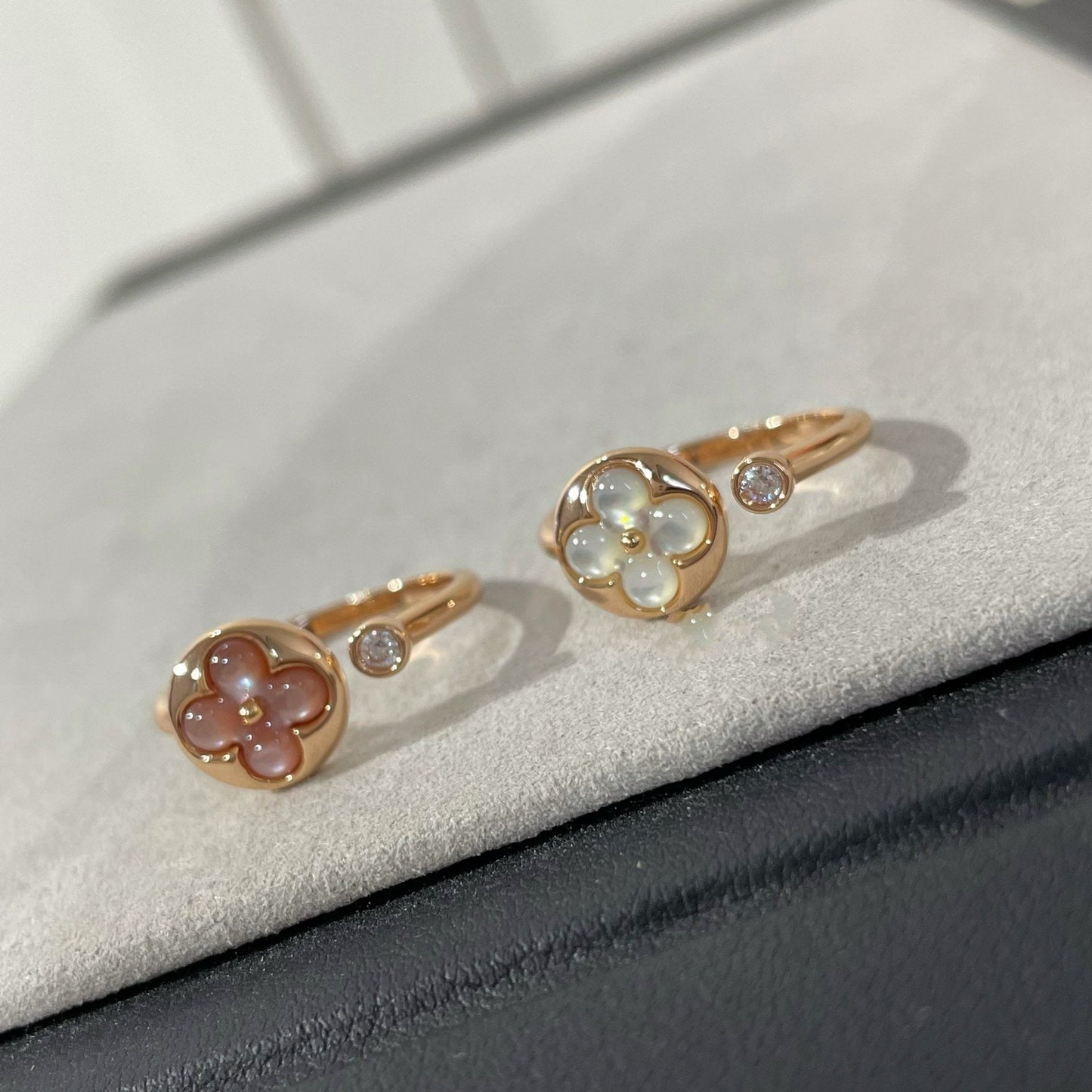 [Novalux]SUN 1 DIAMOND PINK MOP RING