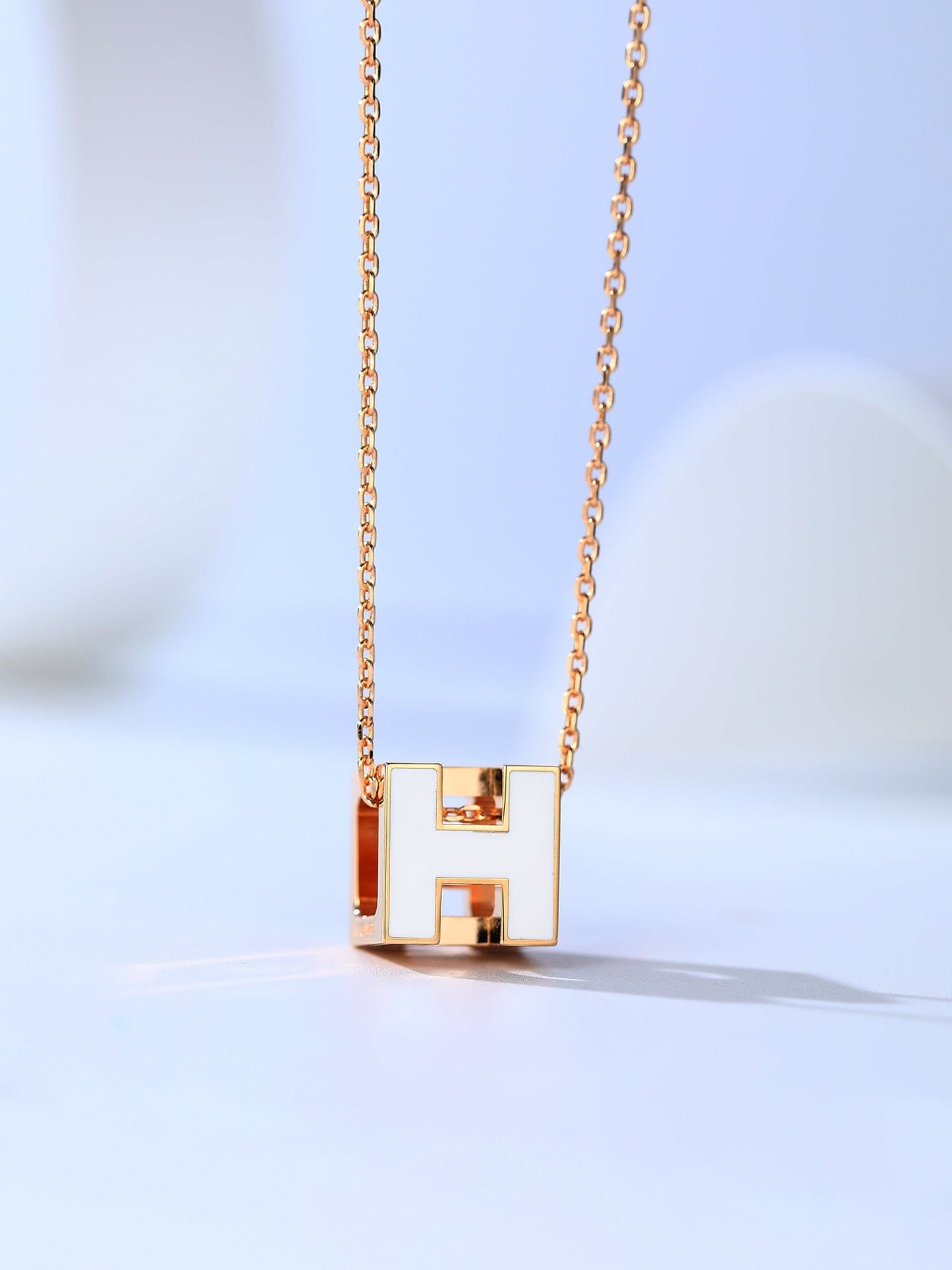 [Novalux]H CAGE ROSE GOLD NECKLACE