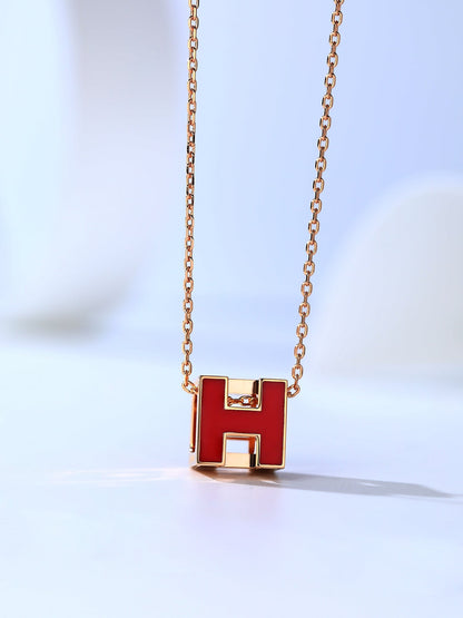 [Novalux]H CAGE ROSE GOLD NECKLACE