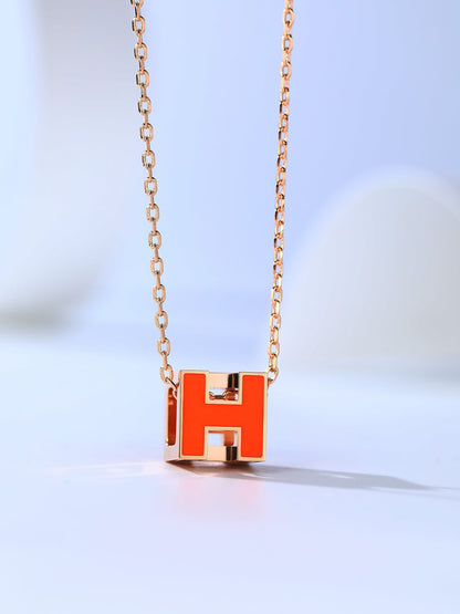 [Novalux]H CAGE ROSE GOLD NECKLACE