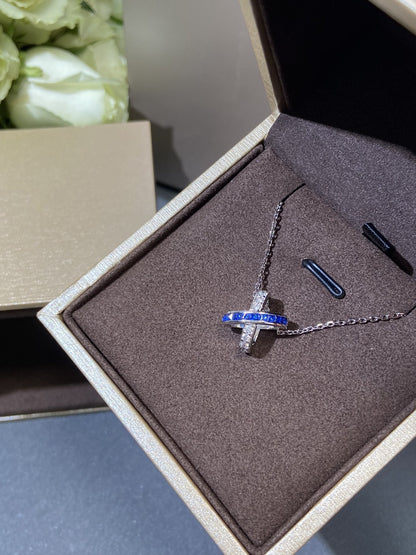 [Novalux]LIENS DIAMOND SILVER NECKLACE