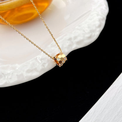 [Novalux]BEE MINI PEDANT DIAMOND NECKLACE