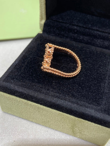 [Novalux]LUCKY CLOVER GOLD REVERSIBLE RING