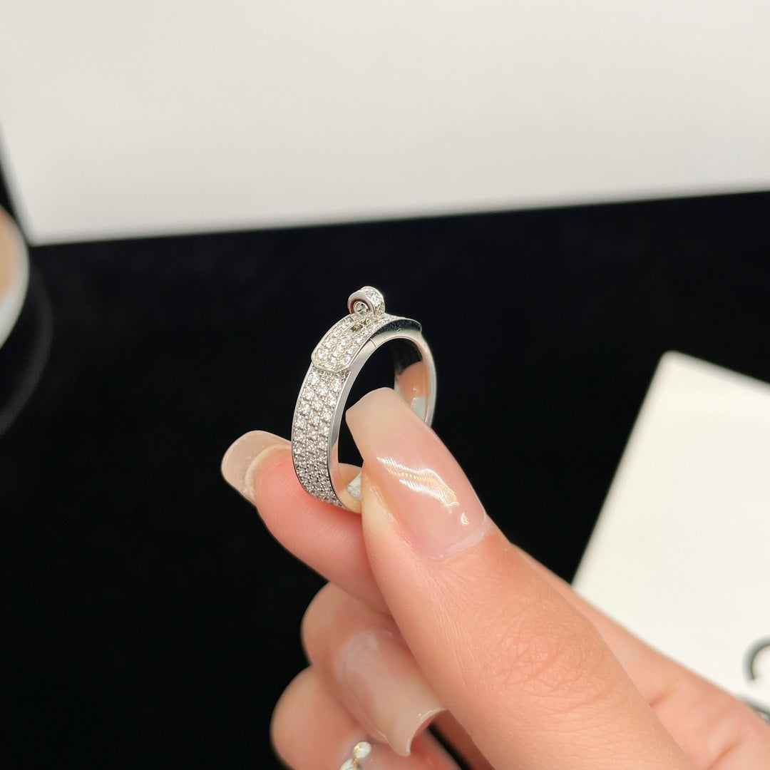 [Novalux]KELLY SILVER DIAMOND RING