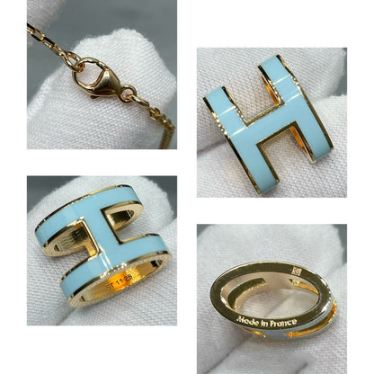 [Novalux]POP H SKY BLUE NECKLACE