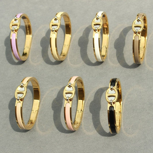 [Novalux]CLIC CHAINE GOLD BRACELET