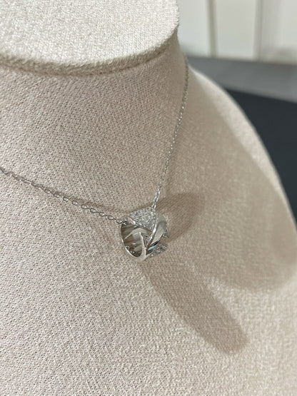 [Novalux]LIENS EVIDENCE DIAMOND PAVED NECKLACE