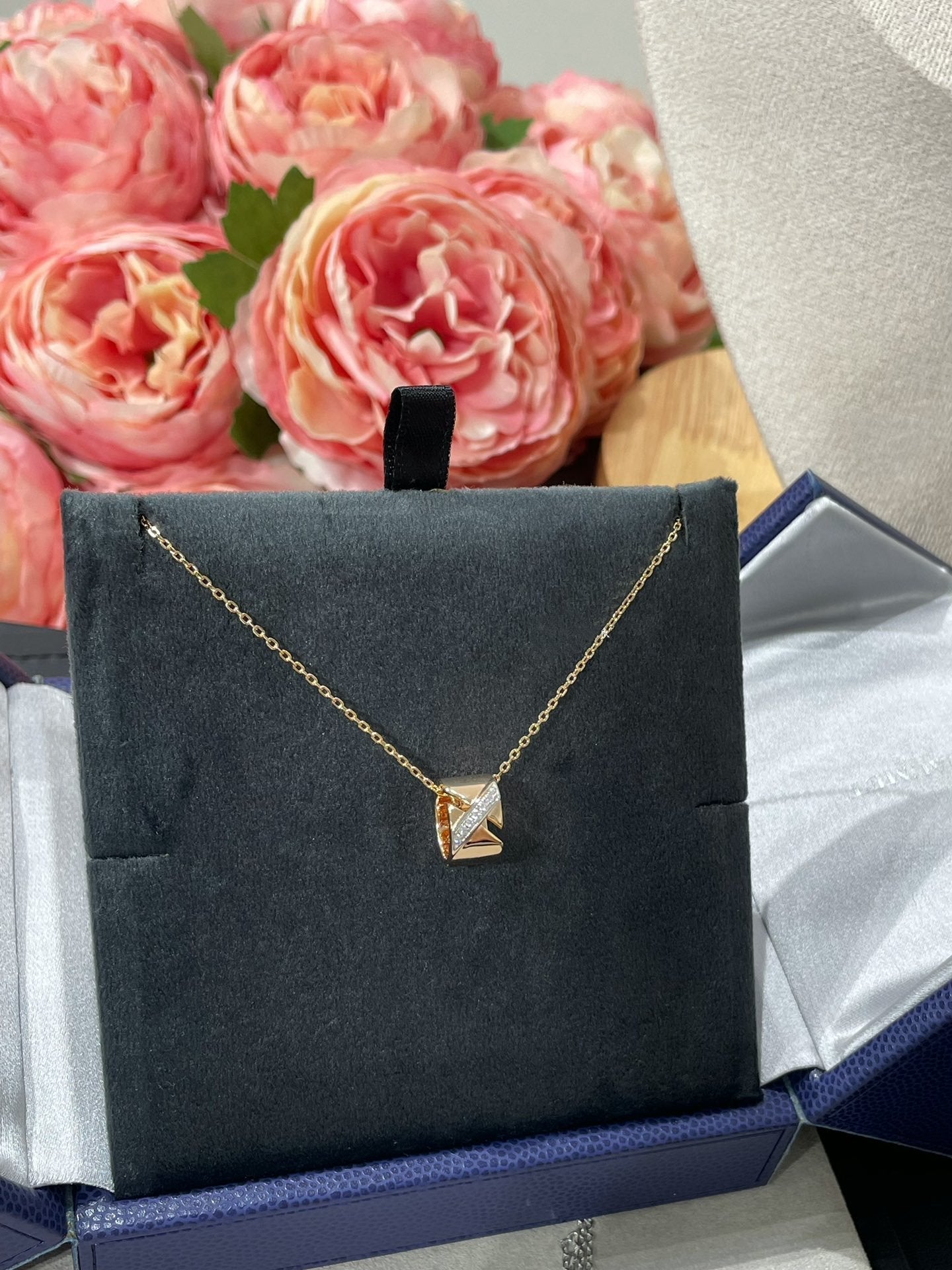 [Novalux]LIENS EVIDENCE DIAMOND NECKLACE
