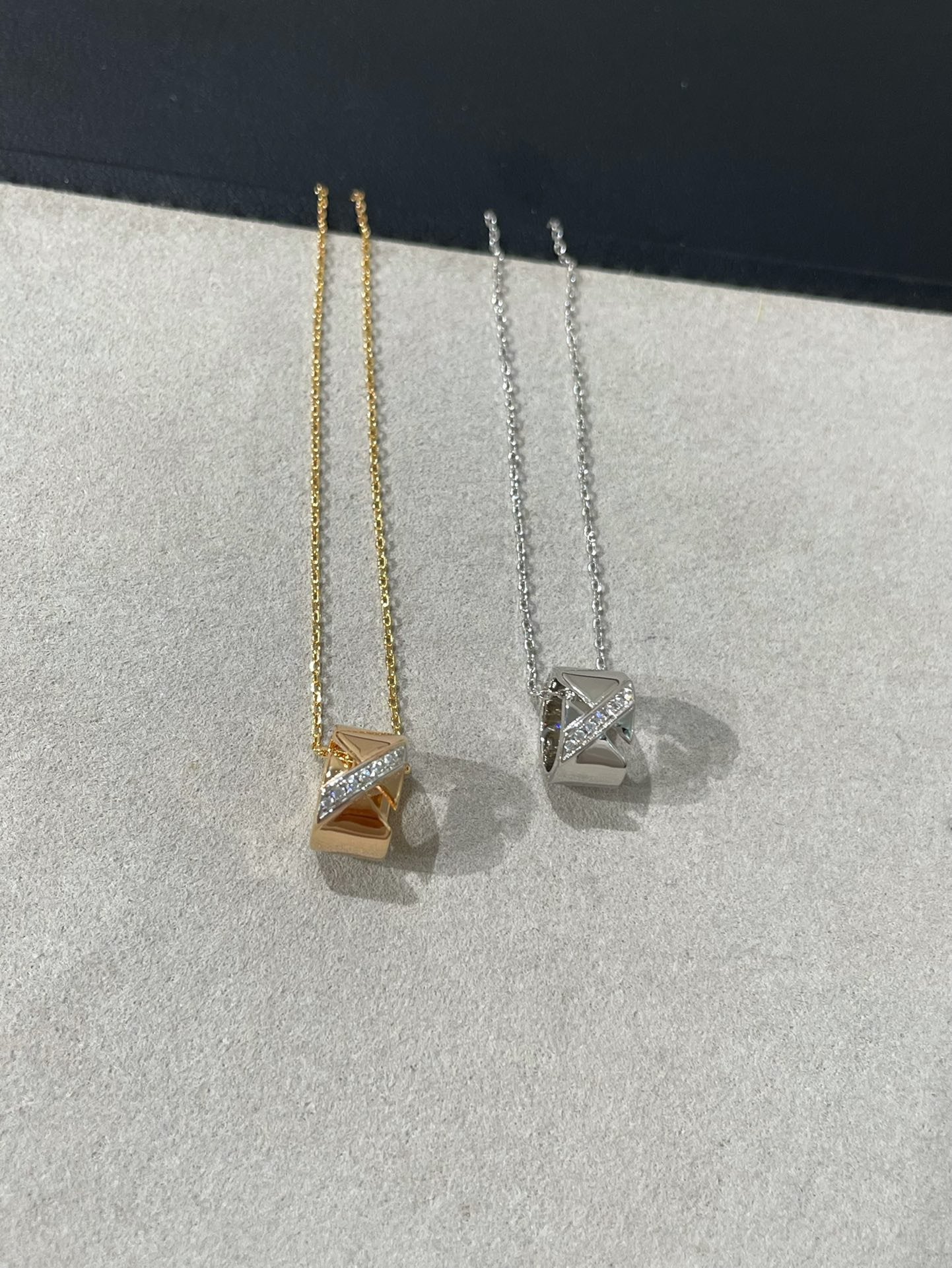 [Novalux]LIENS EVIDENCE DIAMOND NECKLACE
