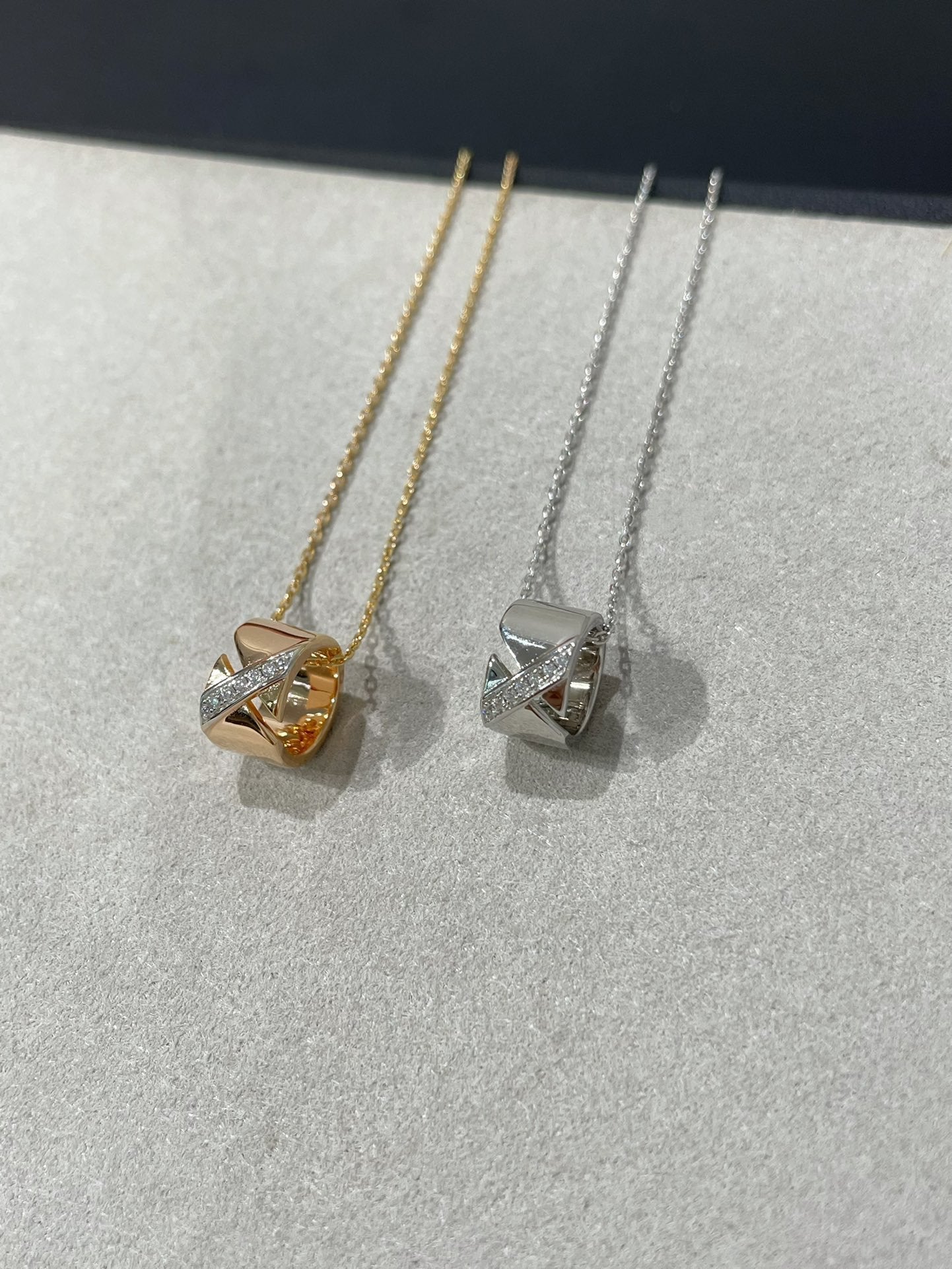 [Novalux]LIENS EVIDENCE DIAMOND NECKLACE