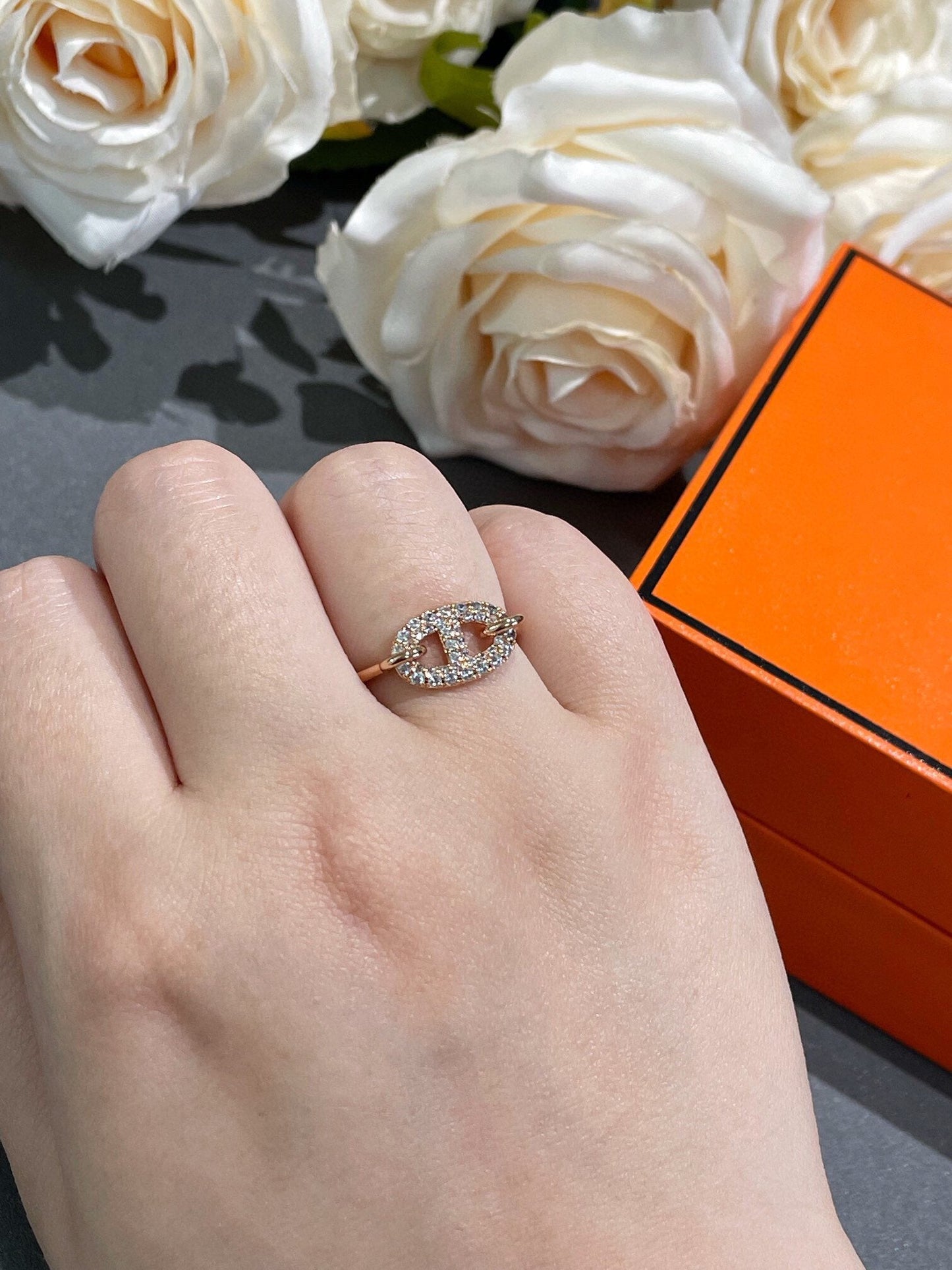 [Novalux]RONDE SMALL DIAMOND RING