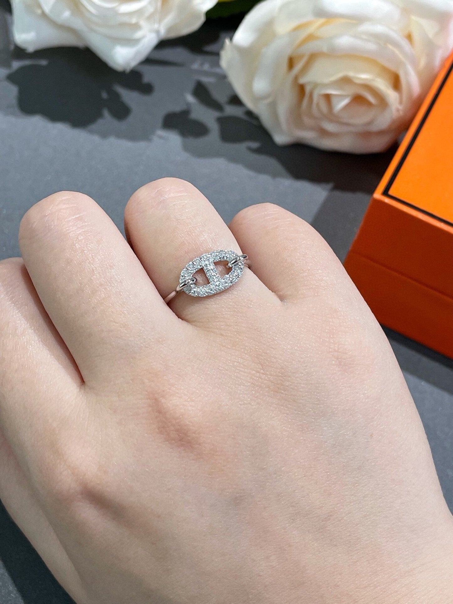[Novalux]RONDE SMALL DIAMOND RING